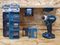 BM-MK40-BLU-6 - Battery Storage Mounts for Makita 40V XGT Power Tool Batteries - Blue, 6 Pack