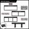 WH-BLK-HODT-4 - Pliers & Hook Racks Wall Hive Storage System - Black, 4 Pack