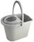 MB.10/S/2 - Plastic Silver Mop Bucket, 10L