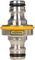 2044 - Hose Pipe Double Male Connector - Metal