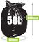 HB001 - 50L Heavy Duty Bin Liners, 50 Roll - Black