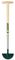 5680083210 - 32" Solid Forged Treaded Edging Knife with Ash T Shaped Handle