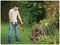 STC1820PCB-XJ - 28cm 18V Li-Ion Cordless Grass String Trimmer with Auto Line Feed System - Bare Unit