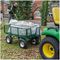 85634 - 450kg Heavy Duty Steel Mesh Garden Cart / Festival Trolley