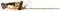 DCMHT573X1-GB - 65cm 31mm Gap 54V XR FlexVolt 9Ah Li-Ion Cordless Hedge Trimmer Kit