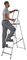 7400618L - 6 Tread High Handrail Step Ladder