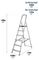 7400618L - 6 Tread High Handrail Step Ladder