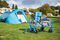3217 - Foldable Garden Trolley / Festival Cart with Large Wheels, 80kg