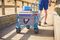 3217 - Foldable Garden Trolley / Festival Cart with Large Wheels, 80kg