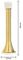 GH1606G - 85mm Spring Door Stop, Gold