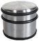 GH169A - Round Stainless Steel Door Stop with Rubber Protection, 1kg