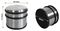 GH169A - Round Stainless Steel Door Stop with Rubber Protection, 1kg