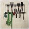 GH622 - Wall Mounted Two Tier Garden Tool Storage Rack