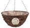HB14R - 14" Rattan Hanging Flower Basket