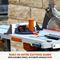 R255TBL - 255mm 1650W Portable Job Site Table Saw 230V