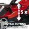 RASARRO 36/34 (2X3,0AH) - Power X-Change Rasarro 34cm Twin 18V / 36V 2x 3Ah Li-Ion Cordless Lawn Mower Kit