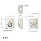 503.WH - Contract Wall Magnet Back Box for Surface Mounting 24Vdc White