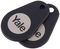P-YD-01-CON-RFIDT-BL - Smart Door Lock Key Tags, Black, Pack of 2