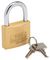 MAGNO 50MM KEYED ALIKE - 50mm, Solid Brass Keyed Alike Padlock