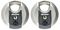 M40EURT - 70mm Stainless Steel Heavy Duty Keyed Alike Disc Padlocks, 2 Pack