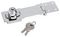 725EURD - 118mm Chrome Plated Steel Hasp with Key Lock