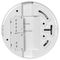 SDMOA-02 - Interlinkable Optical Smoke Alarm, Mains Powered with 9V Back-Up Battery