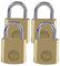 Y110B/20/111/4 - 20mm Standard Security Brass Keyed Alike Padlocks, 4 Pack
