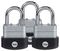 Y125B/40/122/3 - 40mm High Security Laminated Steel Keyed Alike Padlocks, 3 Pack