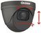 X4C5000VM-B-4 - 5MP AI Powered Motorised Lens Dome CCTV Camera, 60m IR - Black