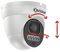 X4C5000ADM-W - 5MP AI Powered Motorised Lens Active Defence Dome CCTV Camera, 60m IR - White
