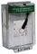 STI-13720EG - Open Mounting Plate Enviro Stopper - With Sounder and Green Emergency Exit Label