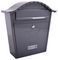 701527 - Classic Wall Mounted Stainless Steel Post Box, Anthracite