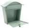 701531 - Classic Wall Mounted Stainless Steel Post Box, Chartwell Green