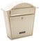 701542 - Classic Wall Mounted Stainless Steel Post Box, Antique Cream
