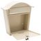 701542 - Classic Wall Mounted Stainless Steel Post Box, Antique Cream