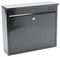 701536 - Elegance Wall Mounted Stainless Steel Post Box, Anthracite
