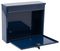 701545 - Elegance Wall Mounted Stainless Steel Post Box, Midnight Blue