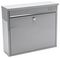 701563 - Elegance Wall Mounted Stainless Steel Post Box, French Grey