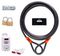 702038 - Sold Secure Approved Shed Security Kit - 4.5m Security Cable, 2x Padlocks, Ground Anchor & PIR Alarm