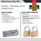 702038 - Sold Secure Approved Shed Security Kit - 4.5m Security Cable, 2x Padlocks, Ground Anchor & PIR Alarm