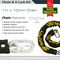 702030 - 1m x 10mm Duo Stainless Steel Chain & U-Lock Security Set