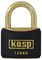 K12440BLAD - 40mm Brass Padlock with Black Plastic Coating and Double Bolted Locking Mechanism