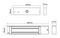 AEM20002 - Slimline Single Monitored Electro-Magnetic Door Lock
