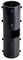 BT7824/B - 50mm System2 Ceiling Mount External Pole Joiner - Black