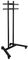 BT8503/B - 60" Flat Screen Display Trolley with Mounting Kit
