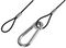 PLS00448A - Black Wire Safety Bond, 2mm x 350mm, 10kg