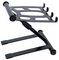 LS22M-BLACK - Folding Laptop/Tablet DJ Stand