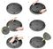 SSP WB SET 1 - 35mm Round Base Speaker Stand, 25kg