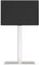 7350073732418 - Display Stand 180 TV Floor Stand with Base - 24" to 63" Screen, Silver