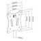 PS-1327SFTVM - Slim Fixed TV Wall Mount for 13" to 27" Flat Screens